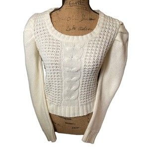 Sweater Project Cable Knit Sweater Size M